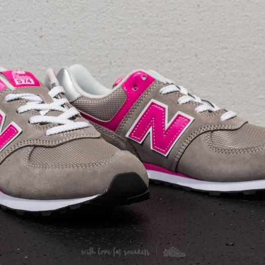 Pink and grey sneakers hotsell