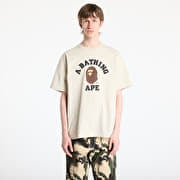 A BATHING APE College Tee UNISEX Beige