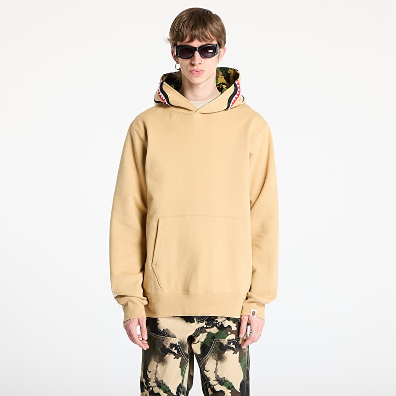 Sweatshirt A BATHING APE Abc Camo Shark Pullover Hoodie UNISEX Beige