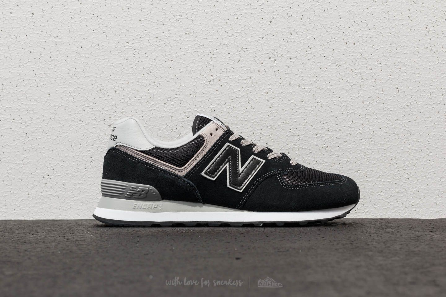 Skor för män New Balance 574 Black