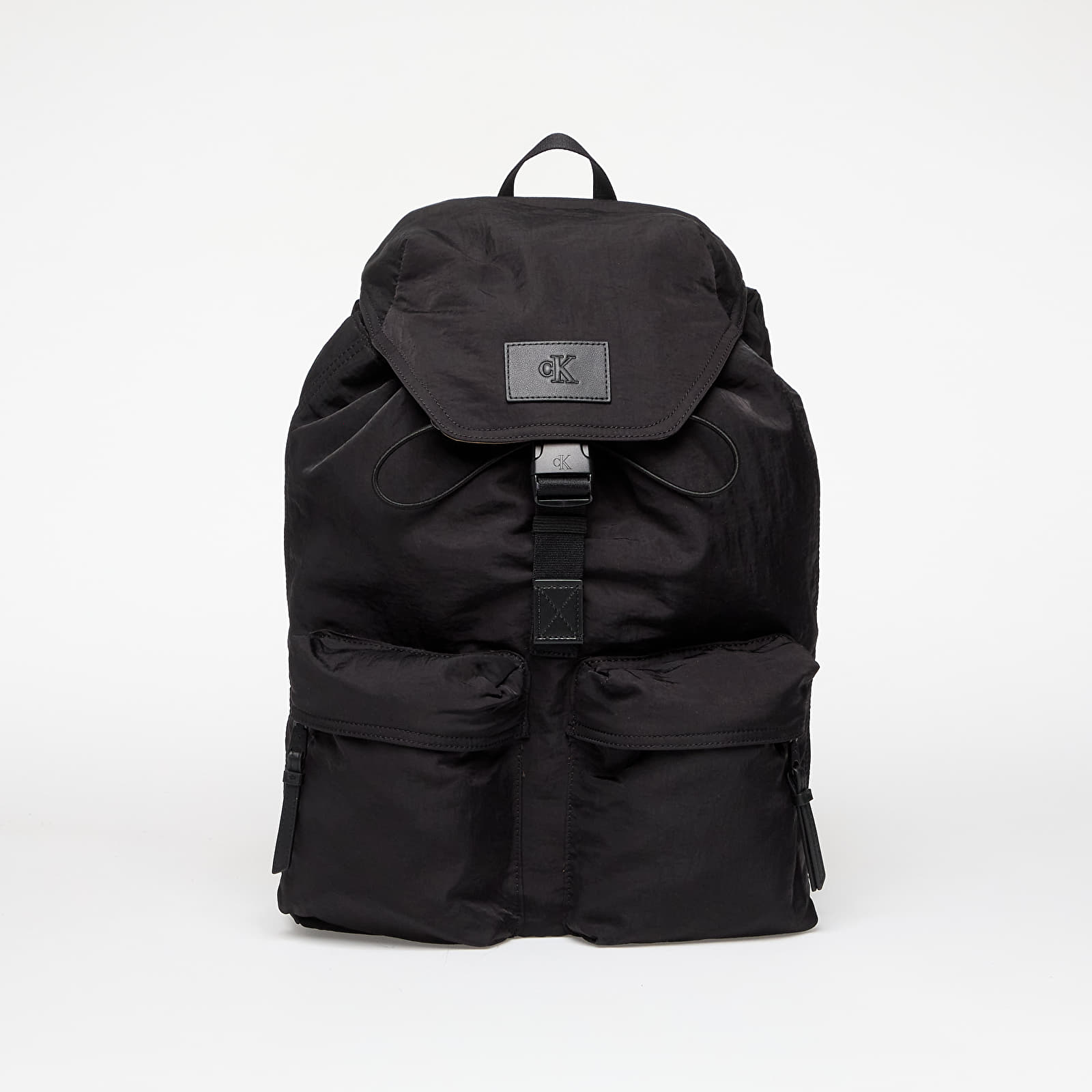 Herren Rucksäcke Calvin Klein Jeans Metro Nylon Flap Bagpack Black