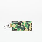 A BATHING APE Abc Camo Key Case Green