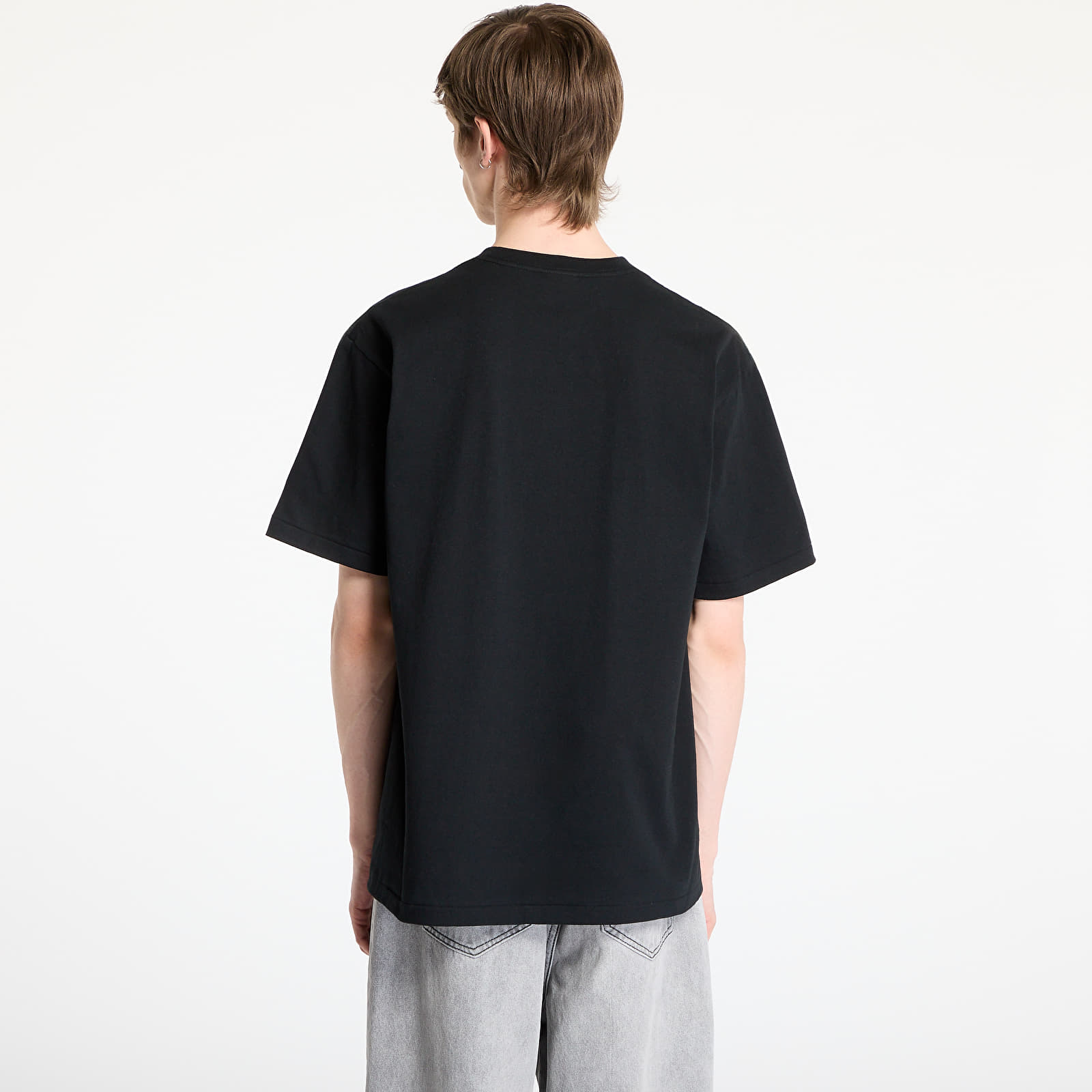 Trička A BATHING APE Embroidery Style Souvenir Logo Tee UNISEX Black
