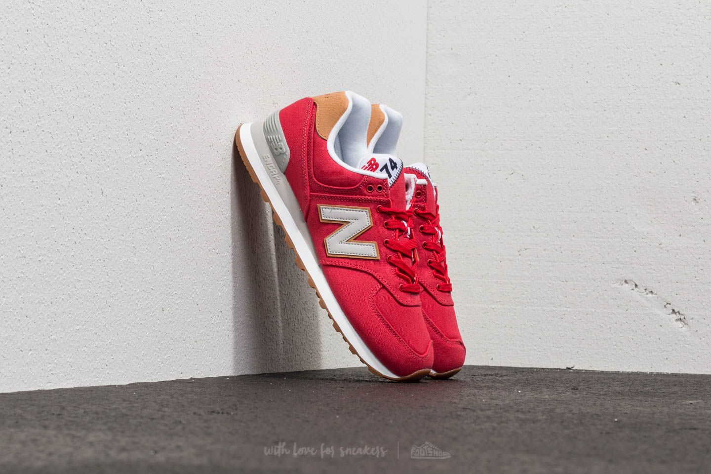 Men's shoes New Balance 574 Team Red