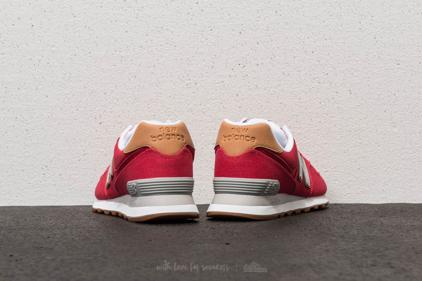 Männer New Balance 574 Team Red