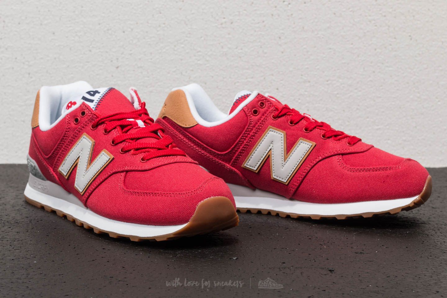 Men s shoes New Balance 574 Team Red Footshop
