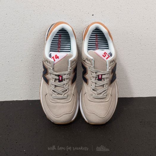 New balance 574 stone grey hot sale