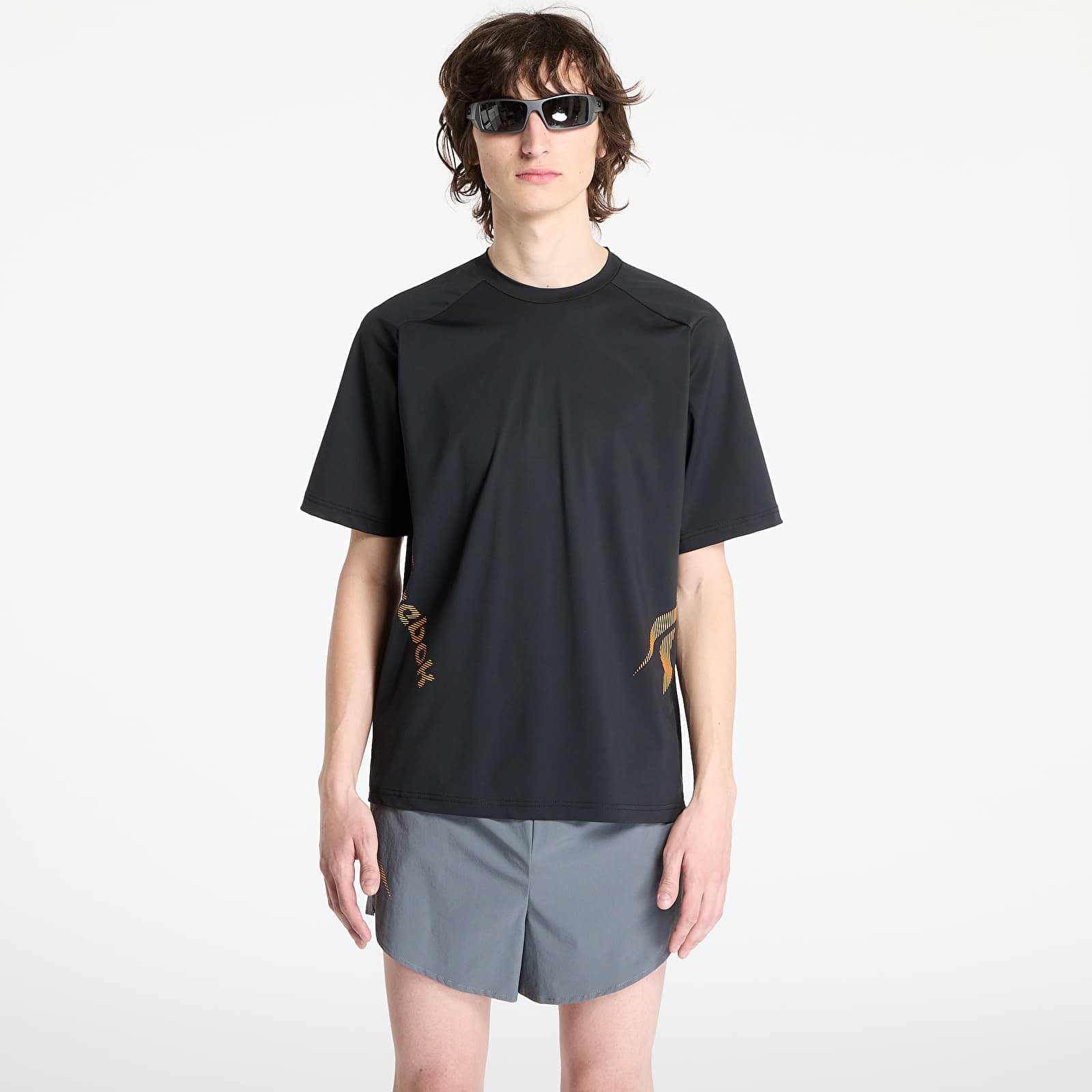 Tricou Reebok Run Tee UNISEX Washed Black/ Grey 3 S