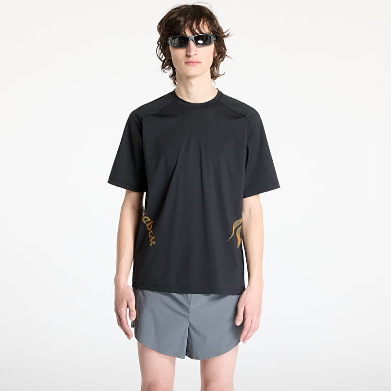 Reebok Run Tee UNISEX Washed Black/ Grey 3