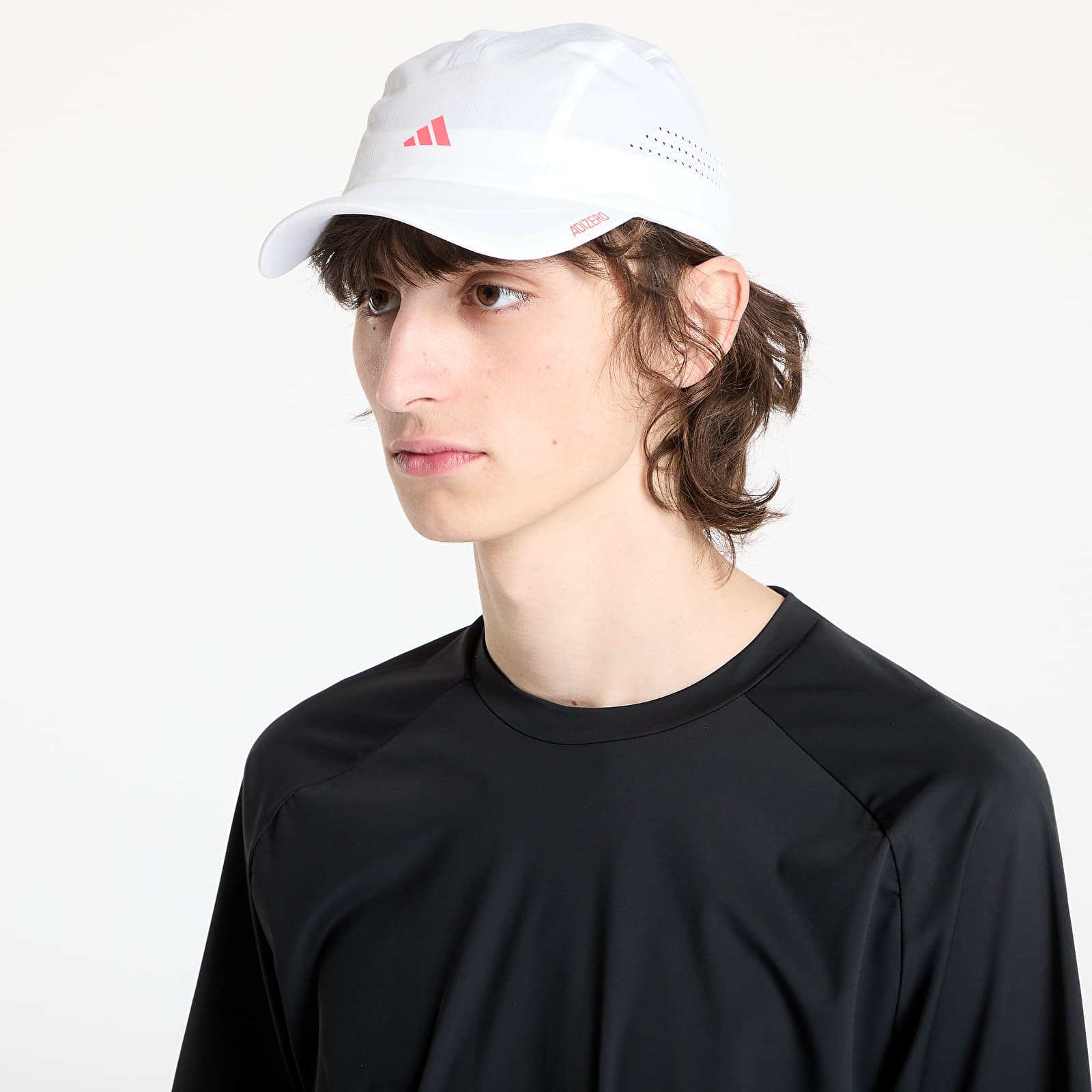 Caps adidas Running x Adizero Lightweight Cap Climacool White/ Lucid Red