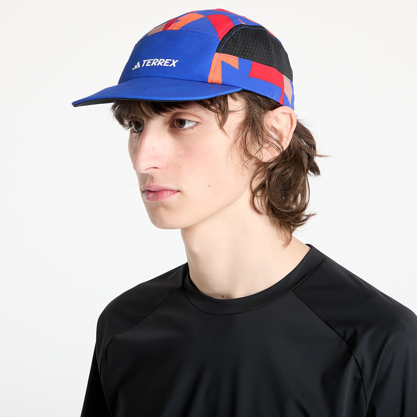 Sapkák adidas Terrex Climacool 5Panel Graphic Cap Semi Lucid Blue/ Semi Impact Orange/ White