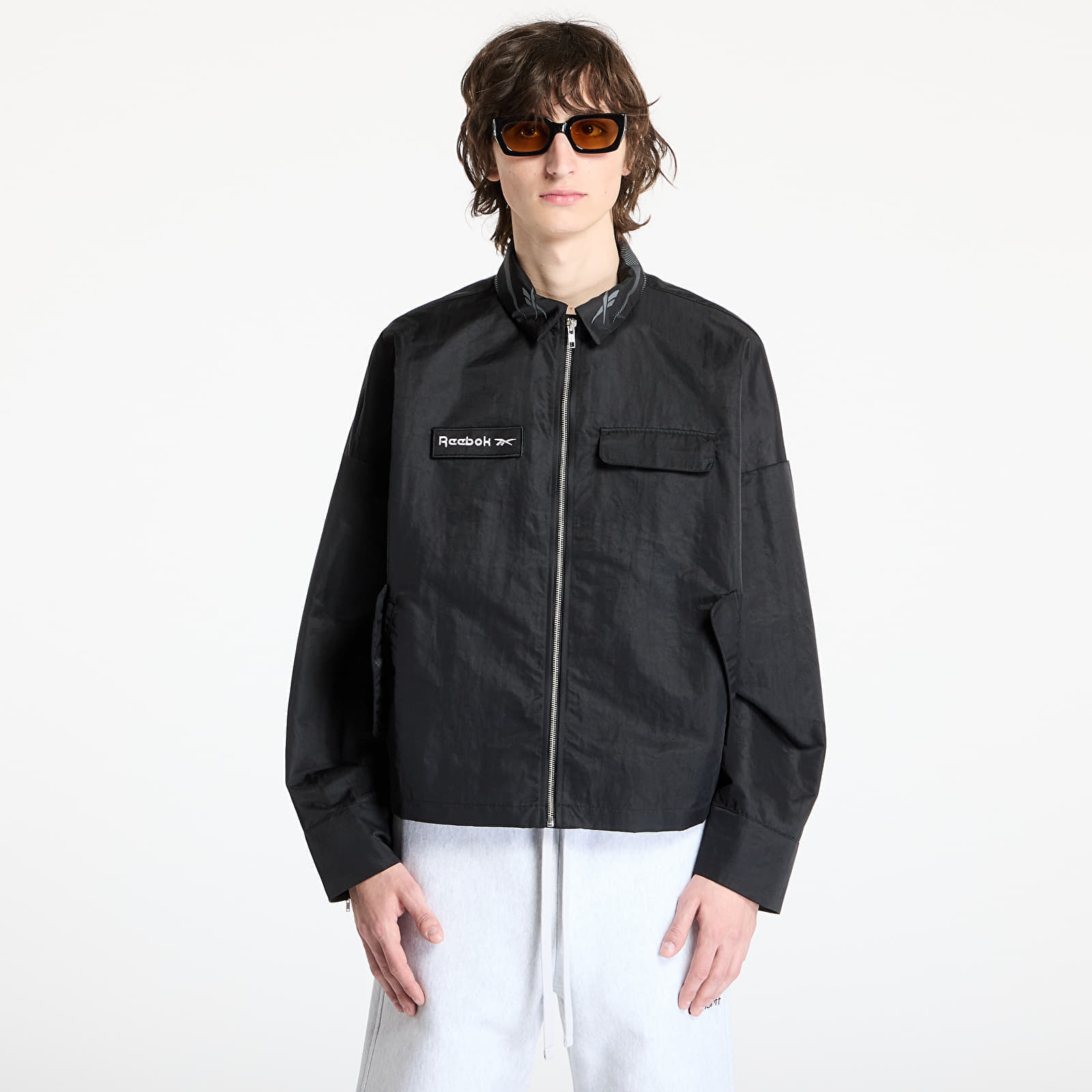 Яке Reebok Zipped Overshirt UNISEX Washed Black XL