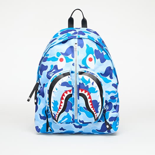 A BATHING APE Abc Camo Shark Daypack Blue