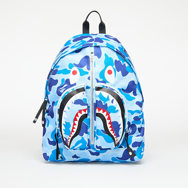 A BATHING APE Abc Camo Shark Daypack Blue | Footshop