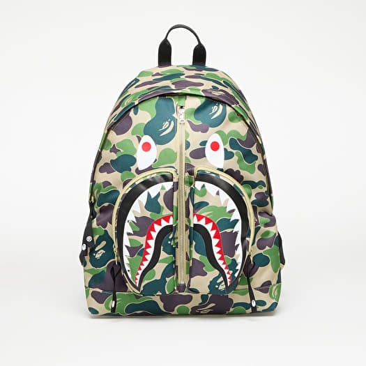A BATHING APE Abc Camo Shark Daypack Green