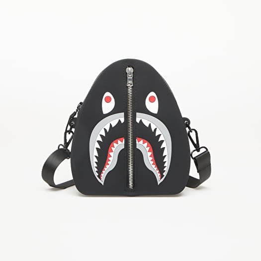 Torba A BATHING APE Shark Silicon Shoulder Bag Black