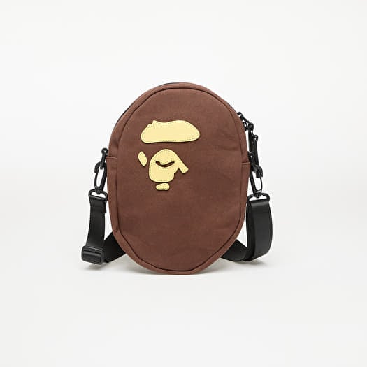 Sac A BATHING APE Ape Head Shoulder Bag Brown