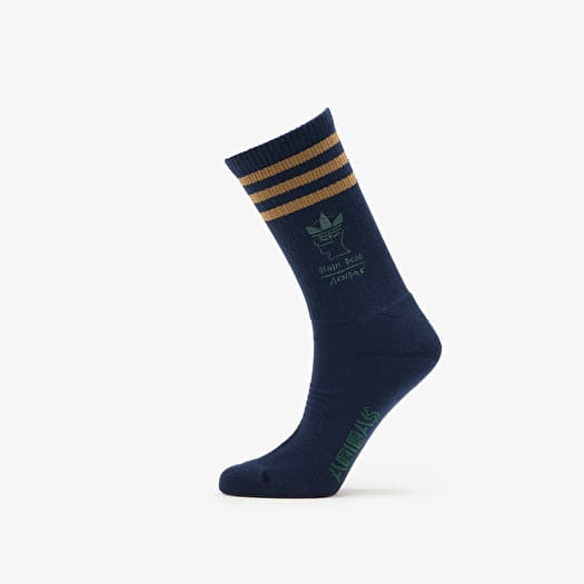 adidas x Brain Dead Sock 1-Pack Blue/ Collegiate Navy/ Brown Desert