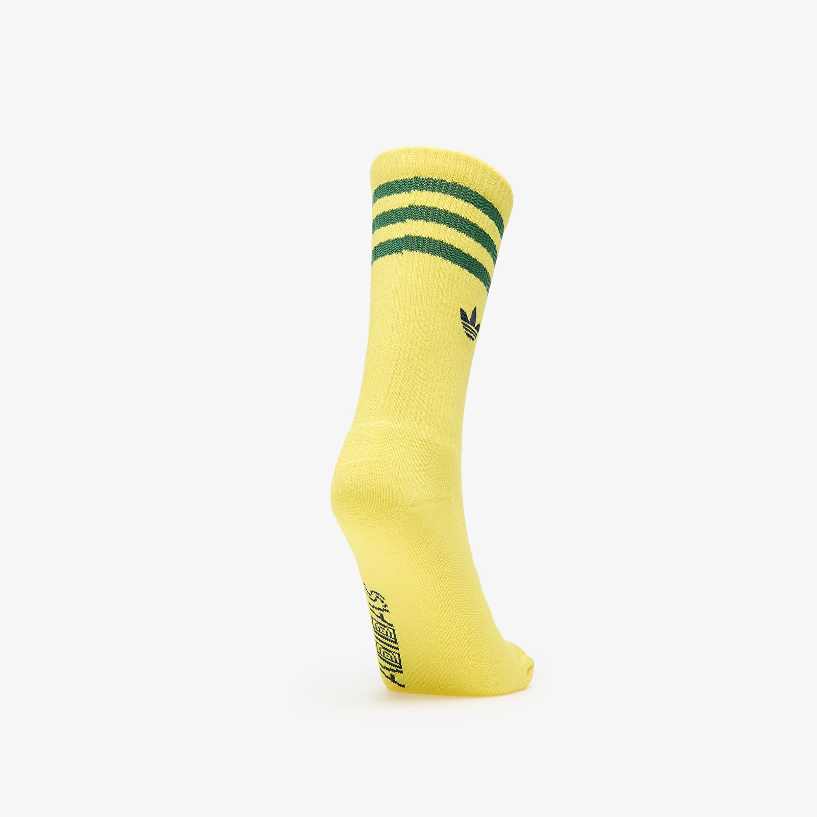 Sukat adidas x Brain Dead Sock 1-Pack Yellow/ Bright Yellow/ Amazon Green
