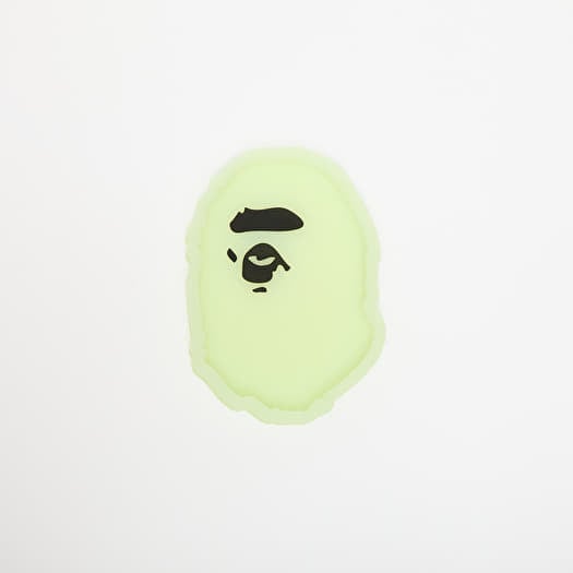 A BATHING APE Ape Head Glow In The Dark Tray Green