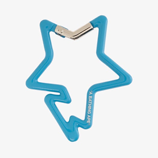 A BATHING APE Sta Carabiner Blue