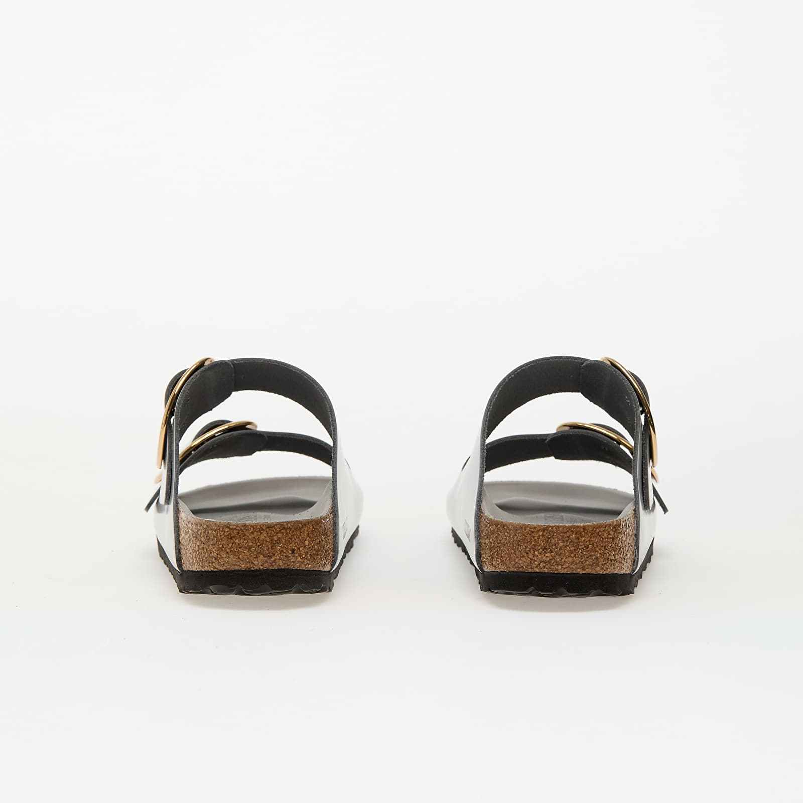 Naiste jalatsid Birkenstock Arizona Big Buckle Natural Leather Patent High-Shine Stone Coin