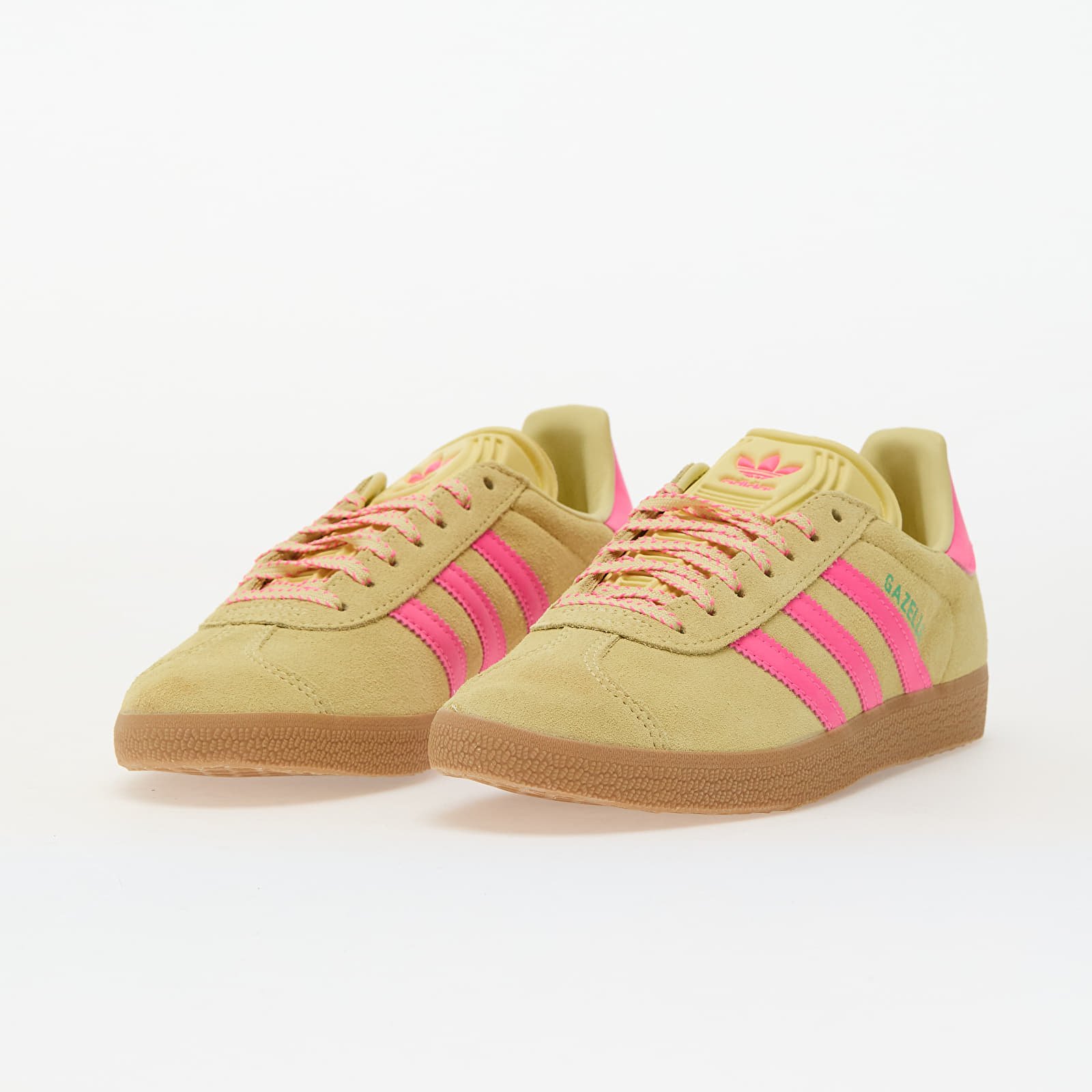 Sko til kvinder adidas Gazelle W Power Yellow/ Lucid Pink/ Gum