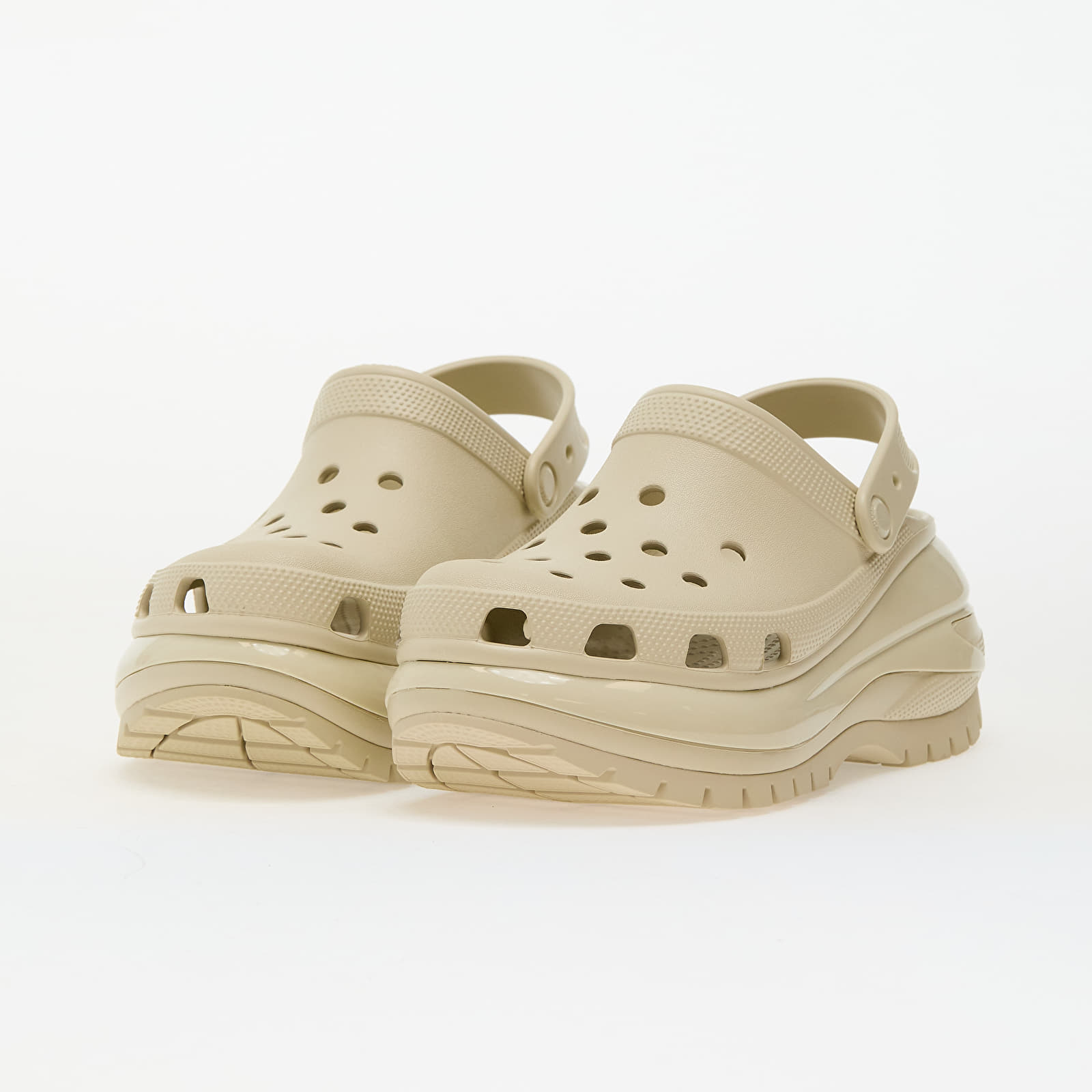 Buty męskie Crocs Classic Mega Crush Clog Bone