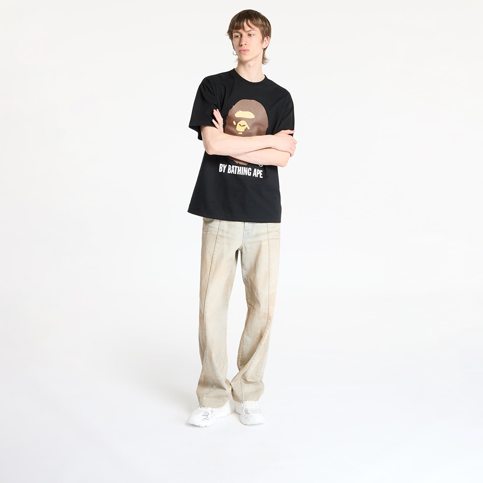 Tričká A BATHING APE By Bathing Tee UNISEX Black