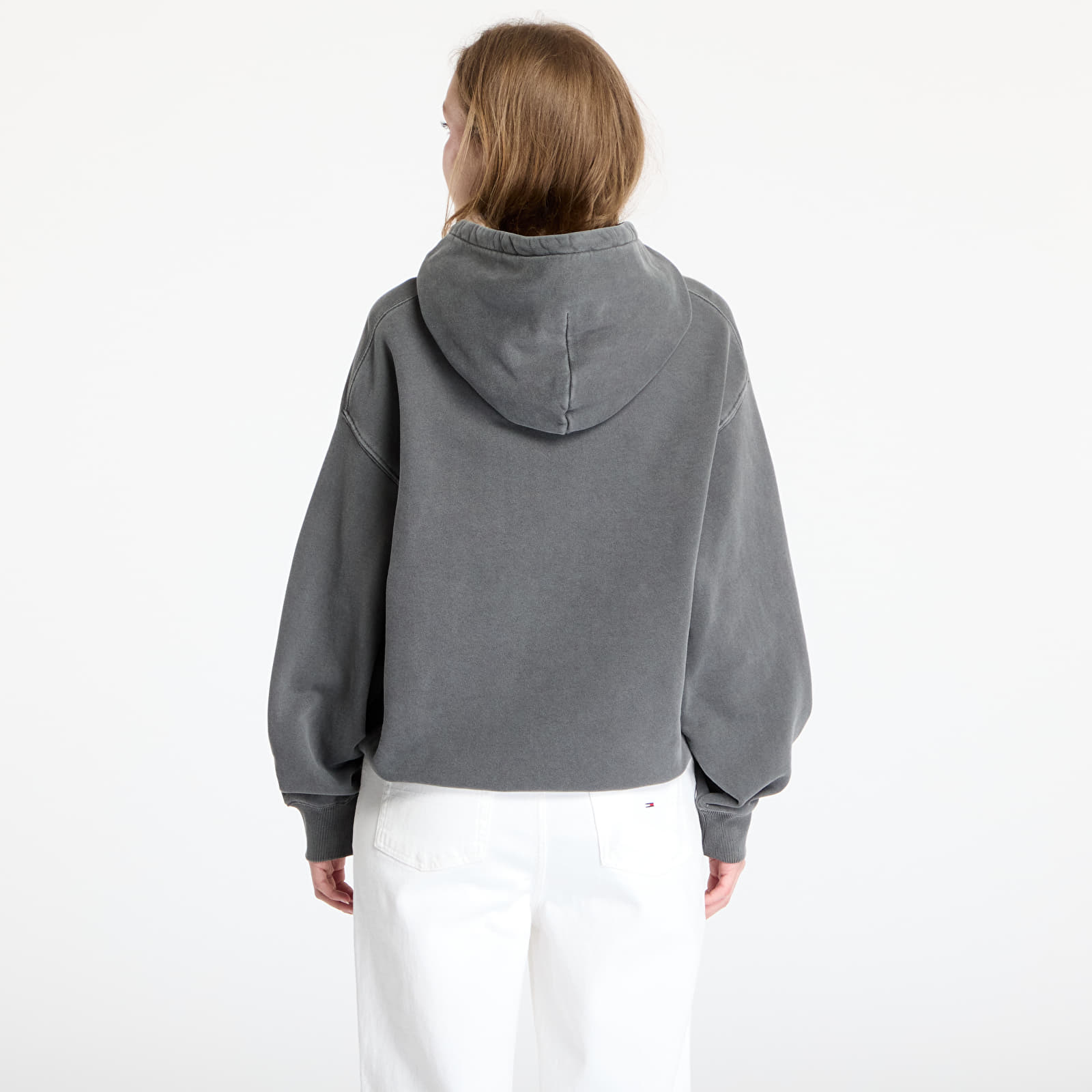 Kapucnis pulóverek és pulcsik Carhartt WIP Hooded Library Sweat UNISEX Black Garment Dyed