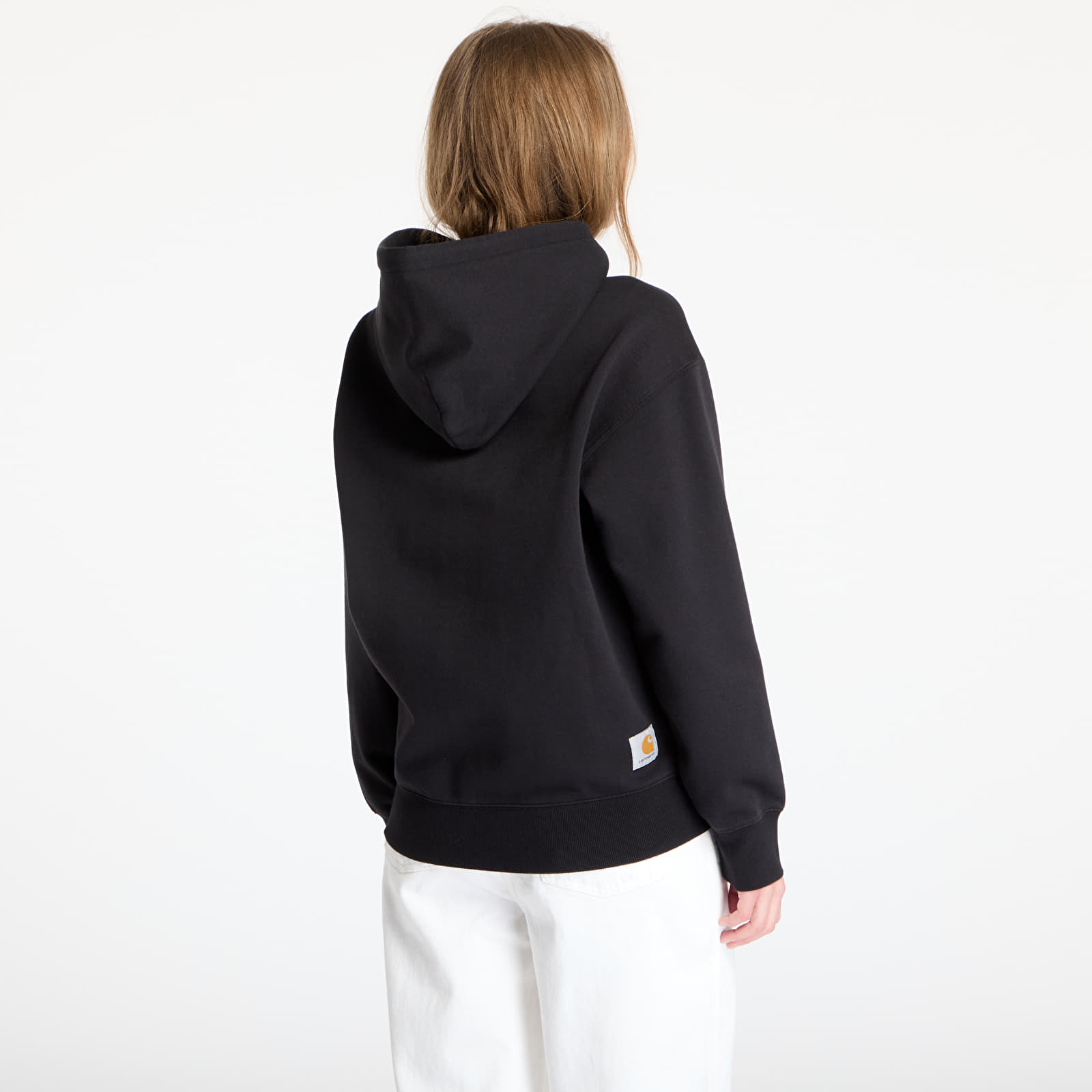 Kapucnis pulóverek és pulcsik Carhartt WIP Hooded WIP Sweatshirt UNISEX Black Stone Washed