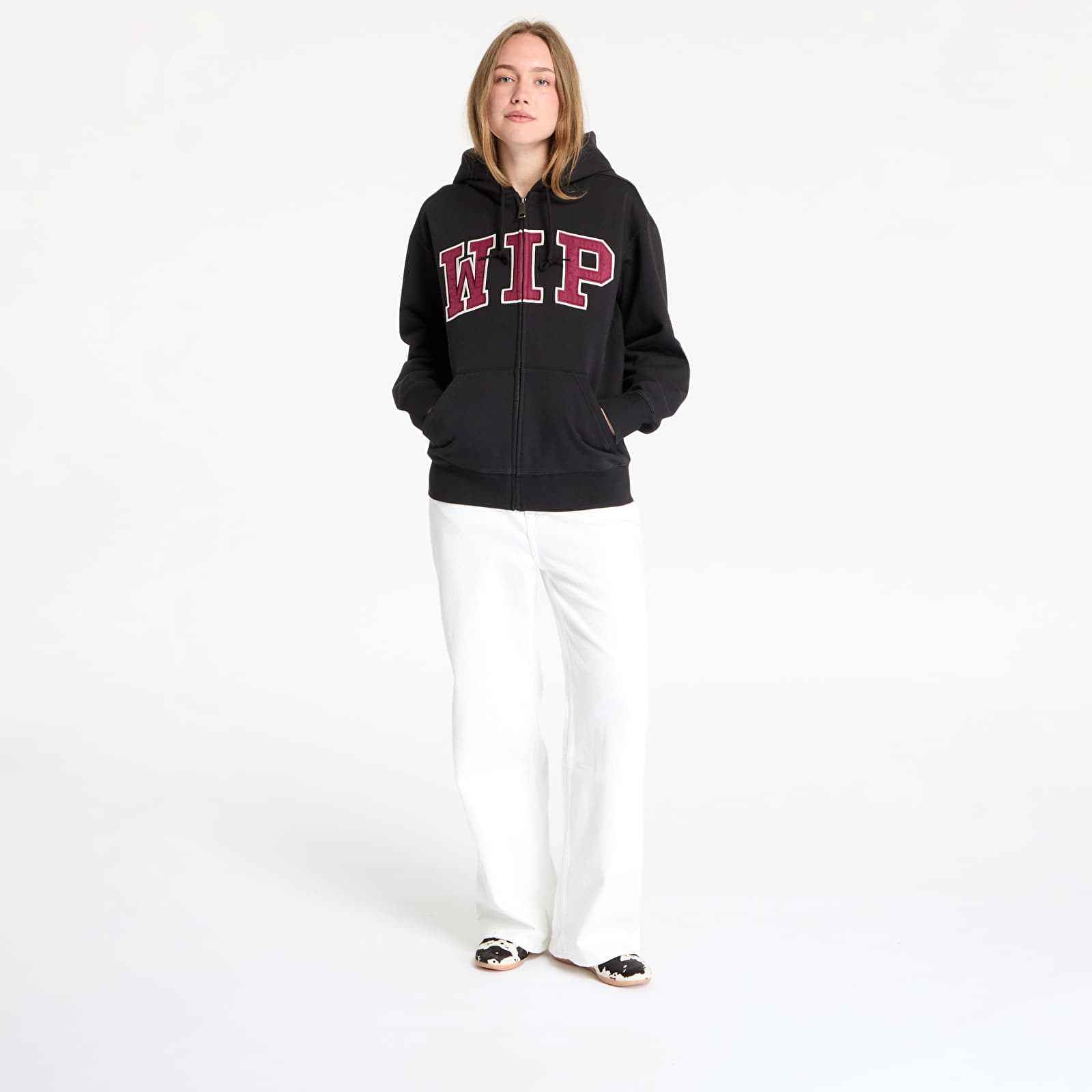 Kapucnis pulóverek és pulcsik Carhartt WIP Hooded WIP Sweatshirt UNISEX Black Stone Washed