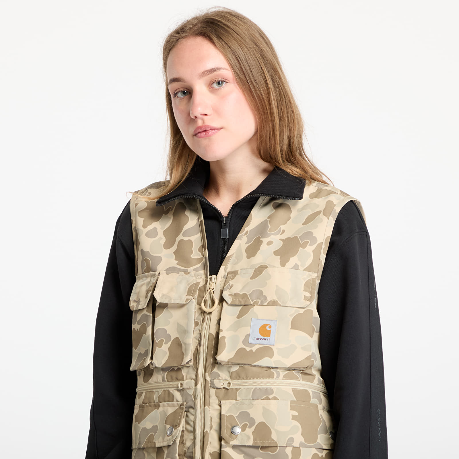 Westen Carhartt WIP Irwin Vest UNISEX Camo Duck/ Desert