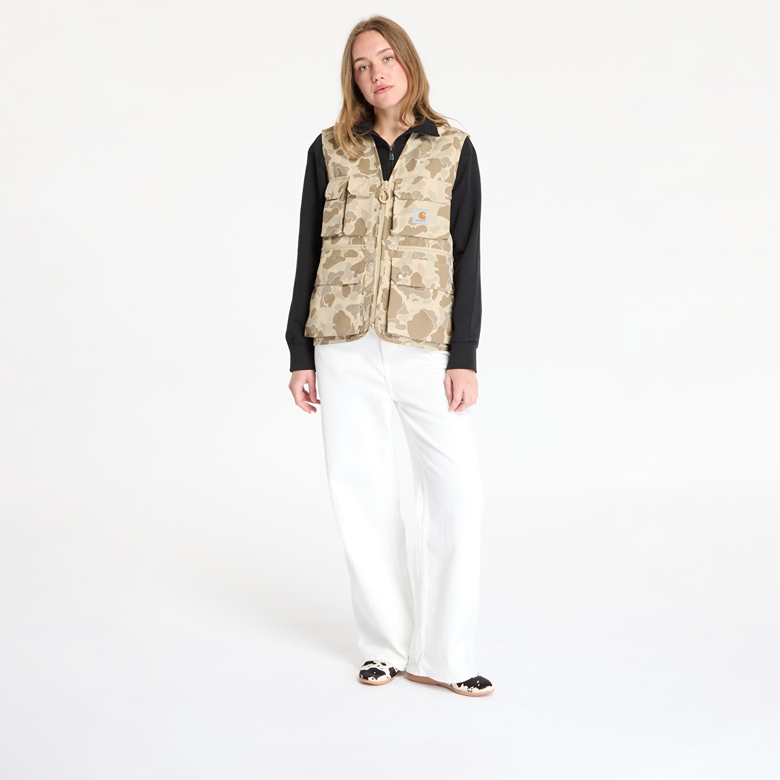 Westen Carhartt WIP Irwin Vest UNISEX Camo Duck/ Desert
