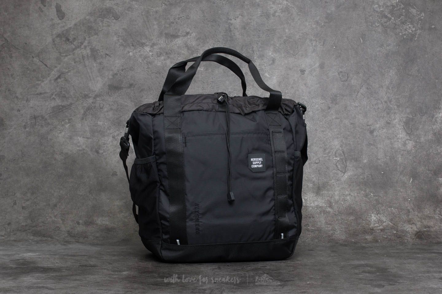 Torby przez ramię Herschel Supply Co. Barnes Tote Bag Black/ Black