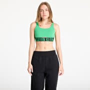 Calvin Klein Sport Intense Power Medium Mesh Bra Blossom Green
