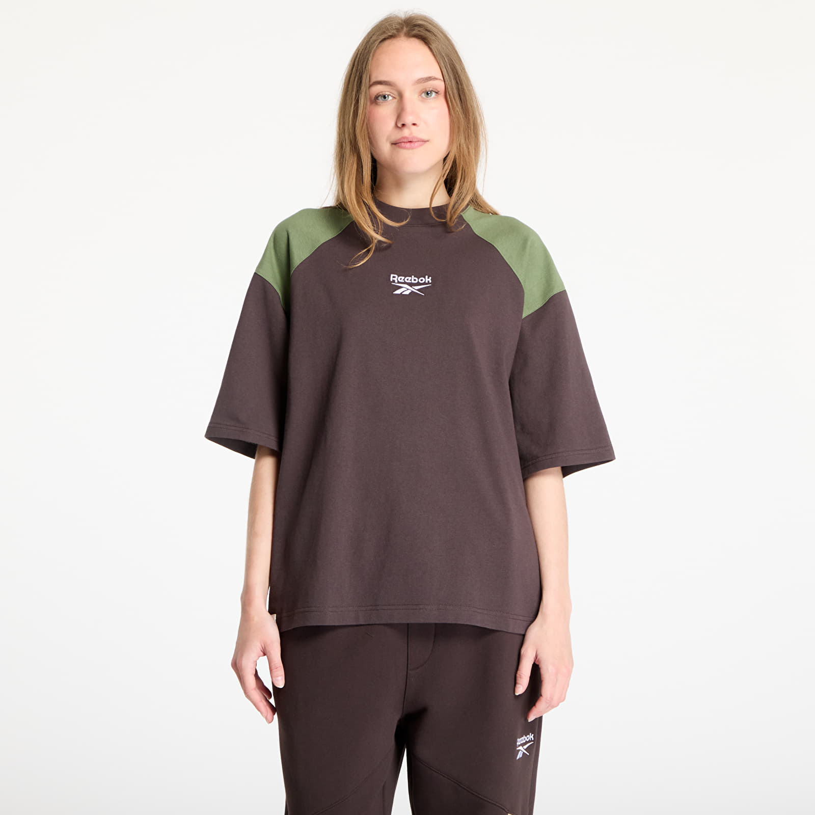 Camisetas Reebok Cotton Shortsleeve T-Shirt UNISEX Unearthed Brown/ Breakaway Green