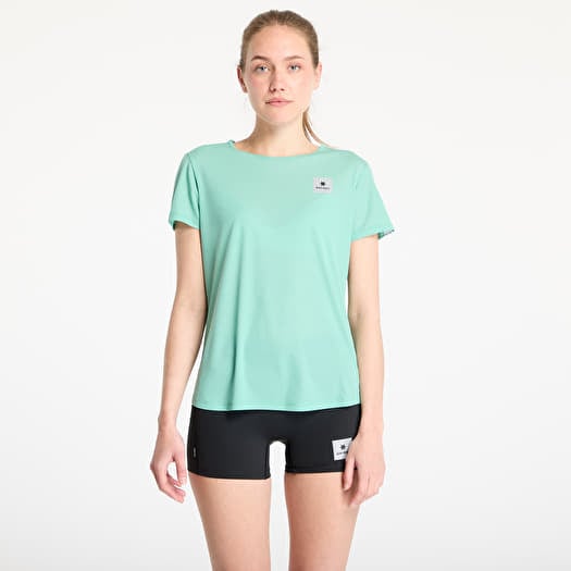 Majica SAYSKY W Reactive Flow T-Shirt Green AOP