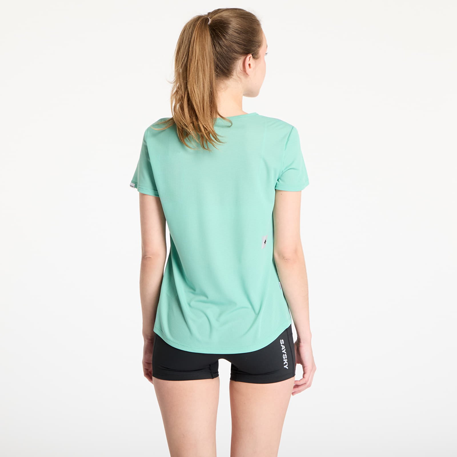 Damen T-Shirts  SAYSKY W Reactive Flow T-Shirt Green AOP