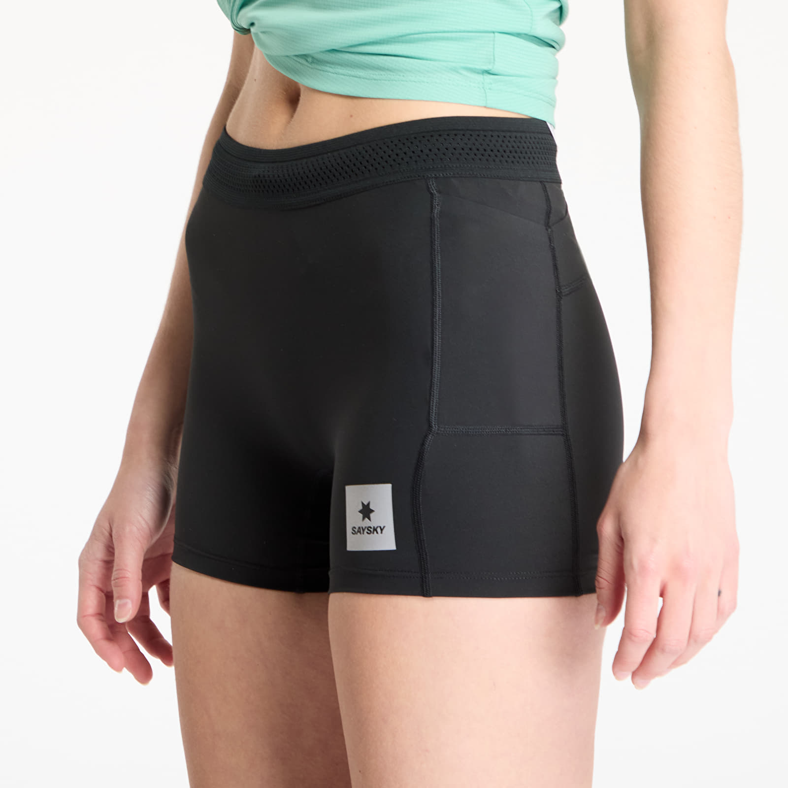 Kraťasy SAYSKY W Flow+ Race Short Tights 4'' Black