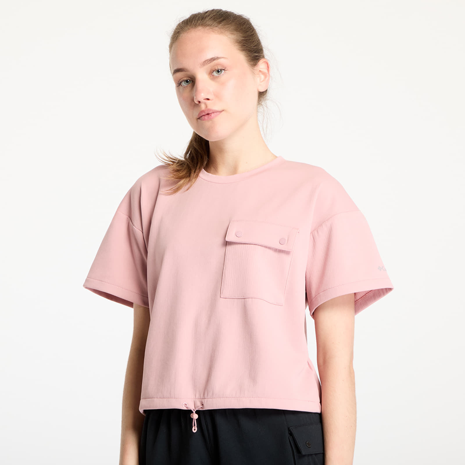 Naiste T-särgid Columbia Granite Point™ Knit Short Sleeve Tee Eraser Pink