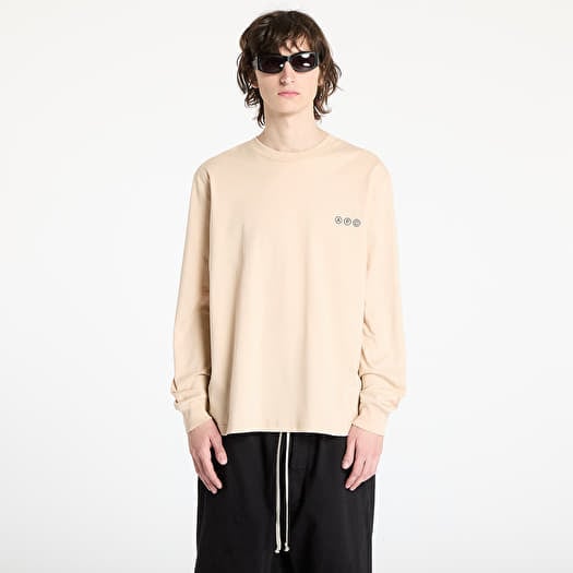 Tričko A.P.C. Long Sleeve Adresse T-Shirt UNISEX Beige