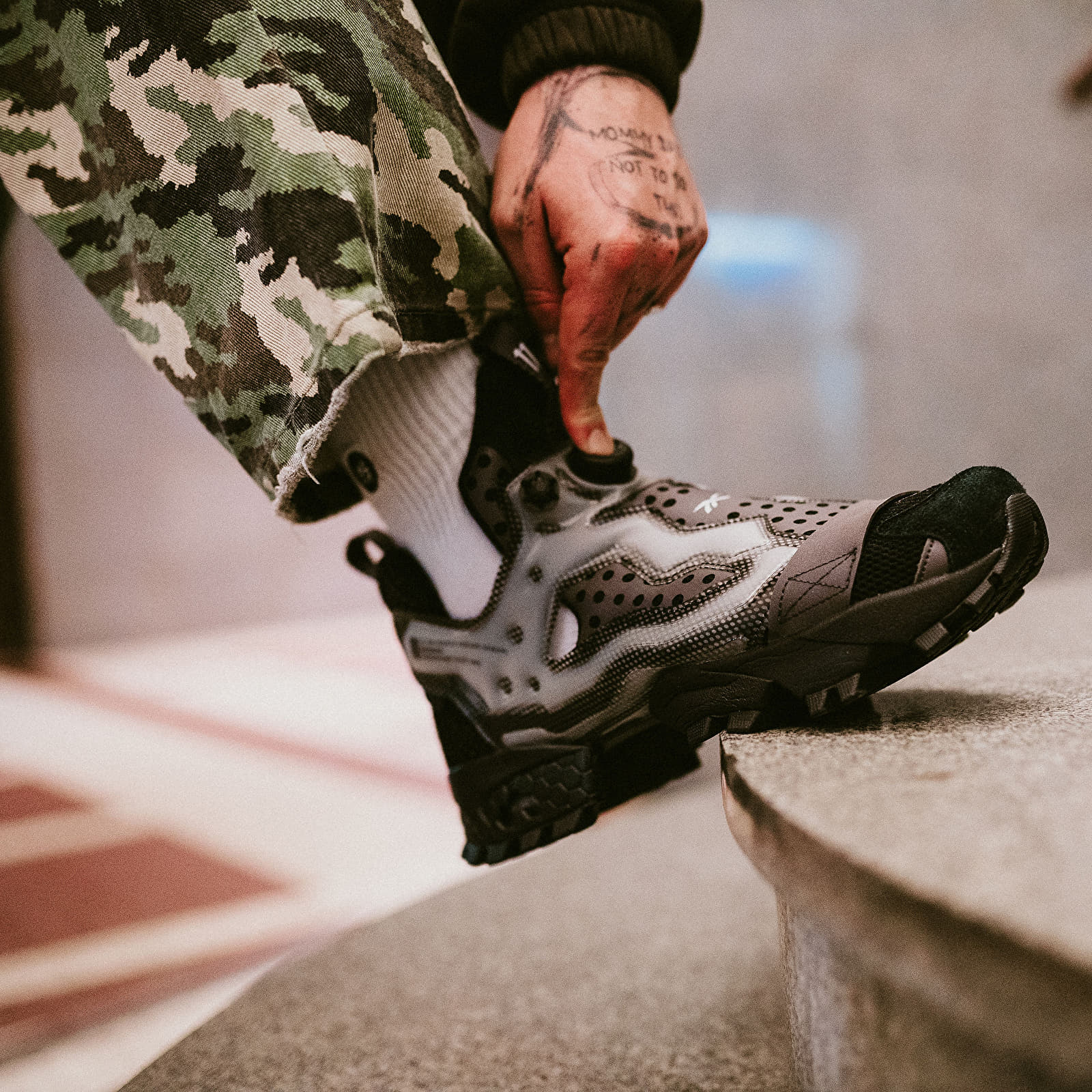 Men's shoes Reebok x 11 by Boris Bidjan Saberi Ltd Black