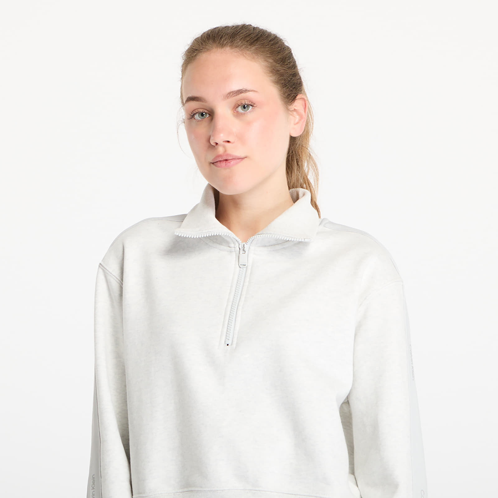 Регланы и толстовки Calvin Klein Sport Pw - 1/4 Zip Sweatshirt Gray