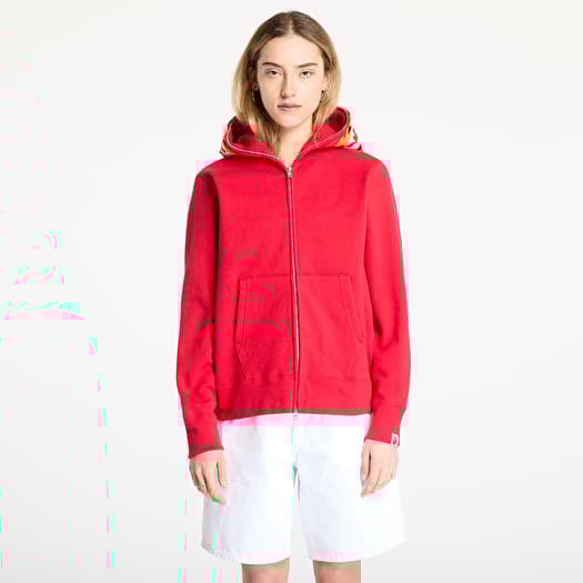 A BATHING APE Tiger Full Zip Hoodie UNISEX Red