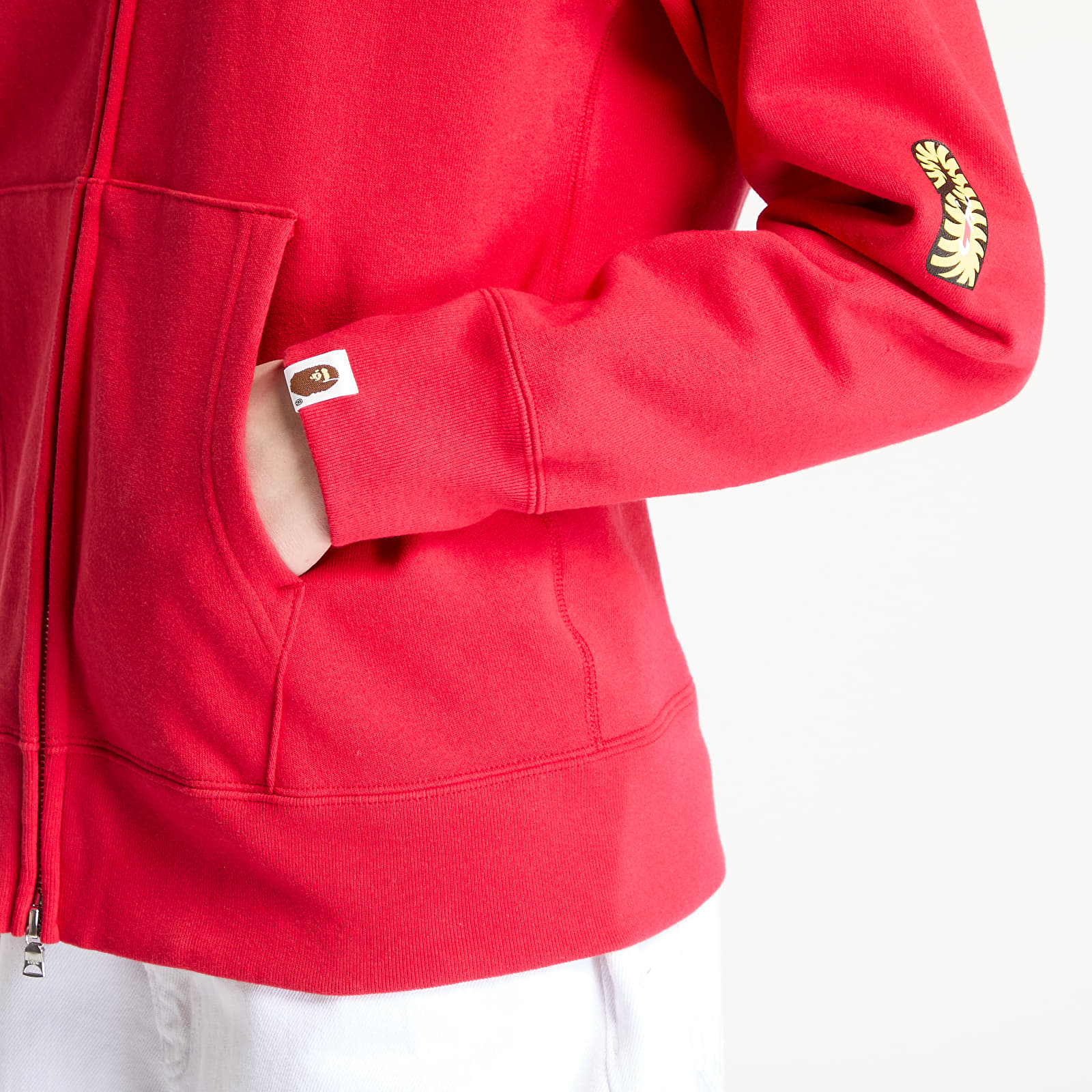 Hoodies and sweatshirts  A BATHING APE Tiger Full Zip Hoodie UNISEX Red