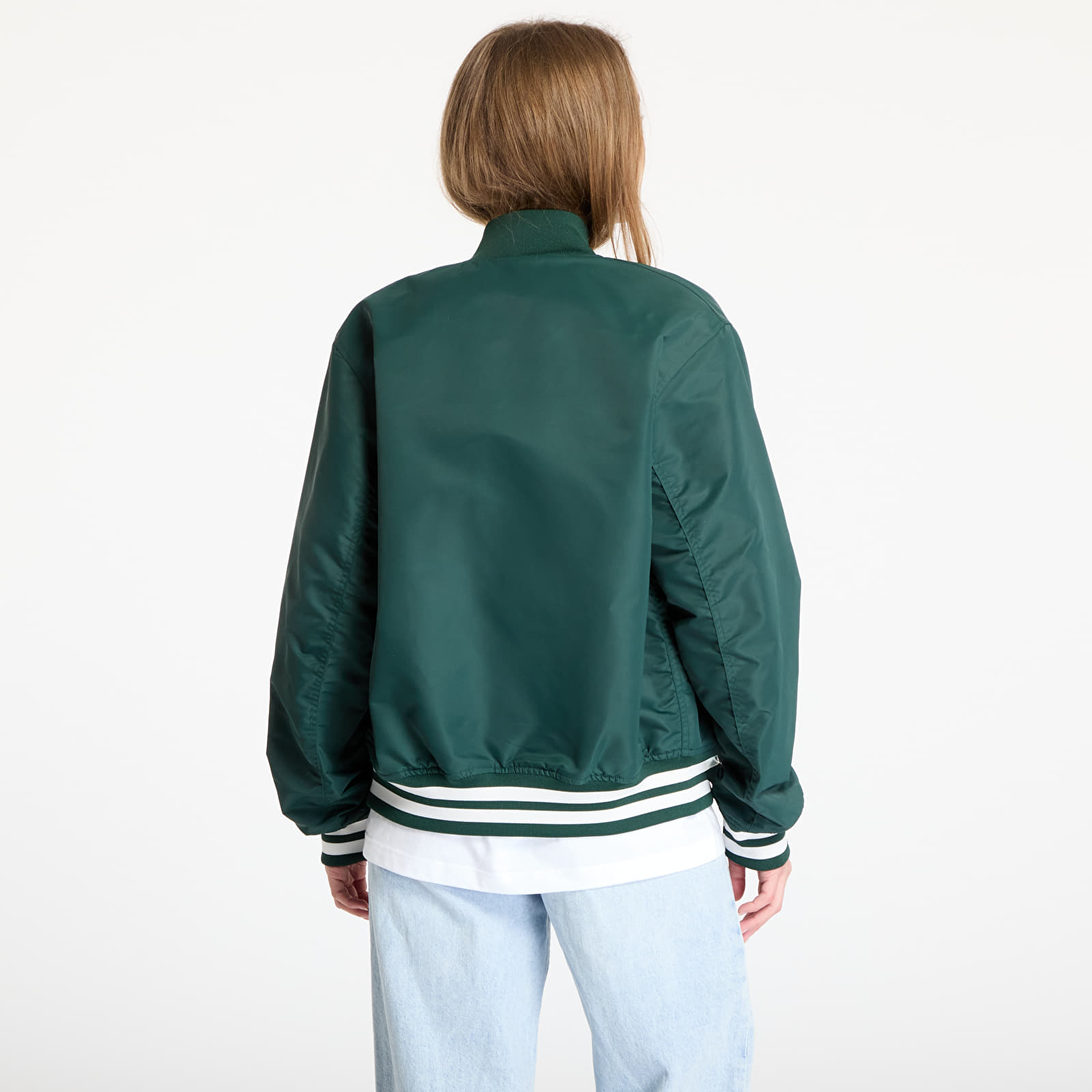 Pánske bundy Carhartt WIP Flaming Ducks Bomber UNISEX Conifer/ Wax