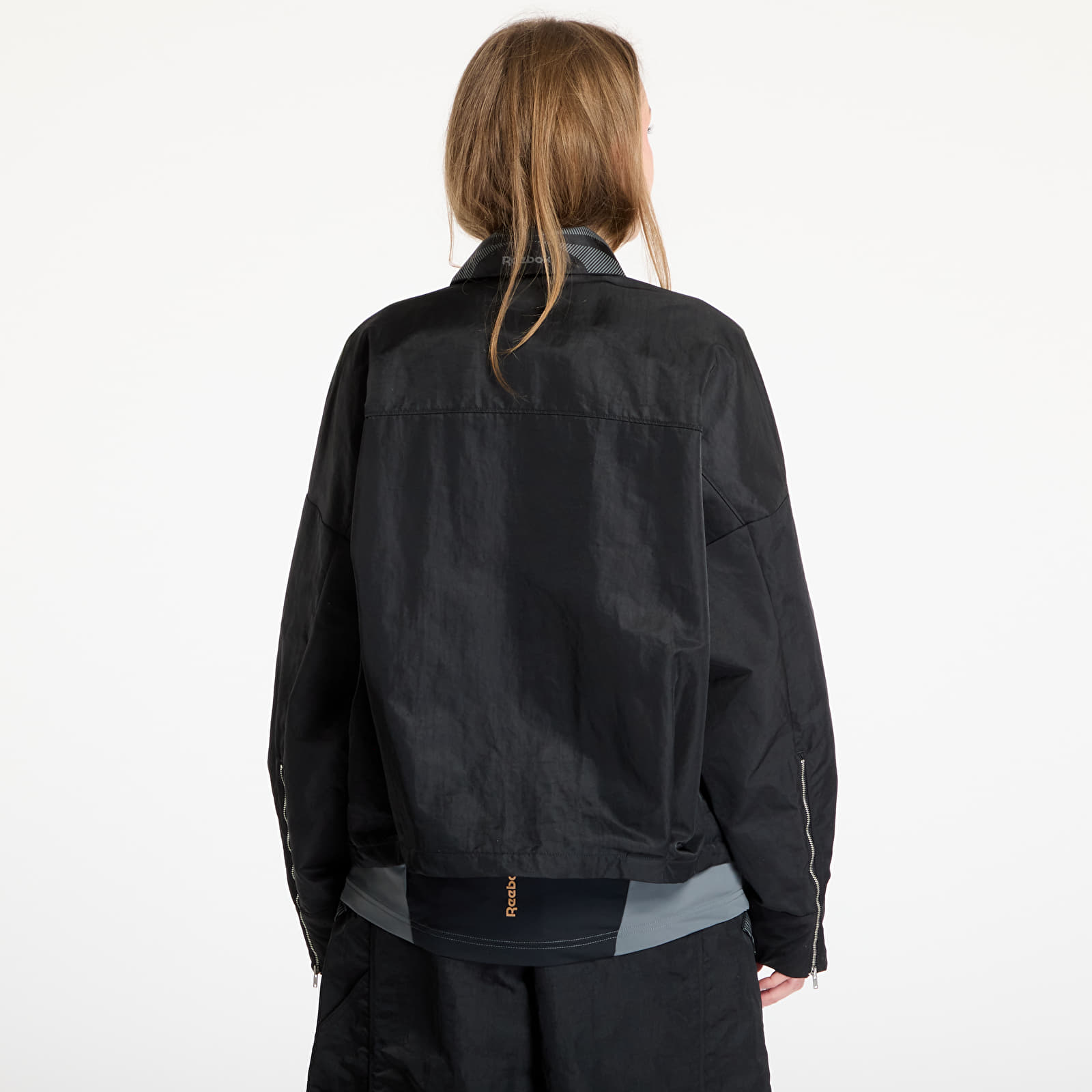 Overshirt Reebok Zipped Overshirt UNISEX Washed Black