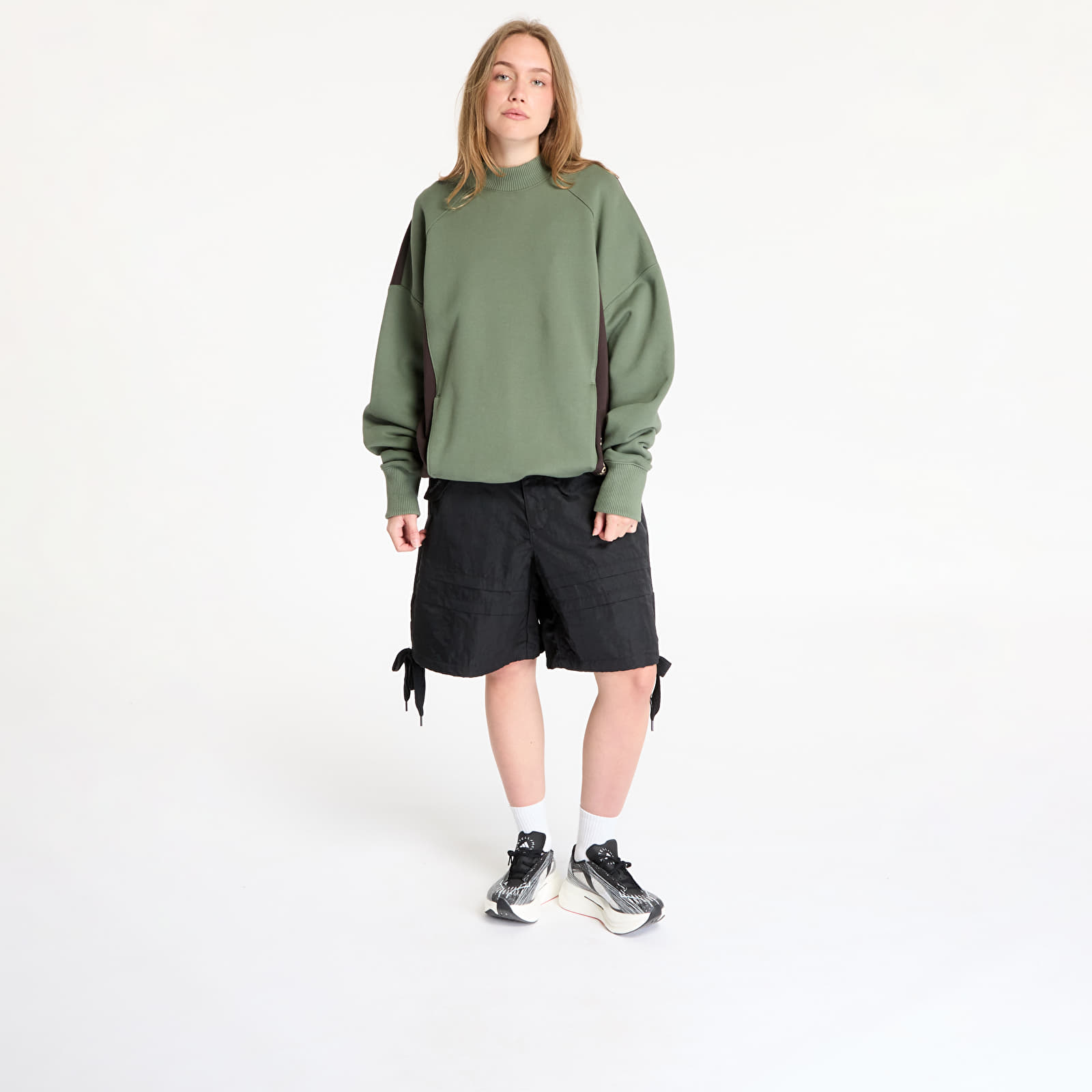 Meeste kapuutsiga dressid Reebok French Terry Crewneck UNISEX Breakaway Green/ Unearthed Brown