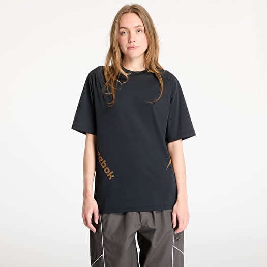 Majica Reebok Run Tee UNISEX Washed Black/ Grey 3